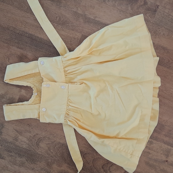 Smocked handmade sleeveless dress 2T - Picture 4 of 4